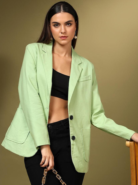 Kotty Notched Lapel Single Breasted Blazer - Image 6