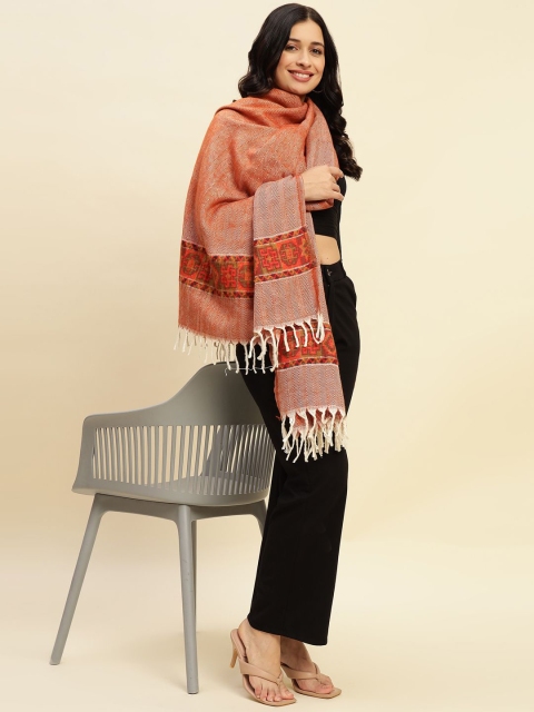 WEAVERS VILLA Women Woven Design Shawl - Image 6
