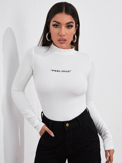 Stylecast X Slyck High Neck Fitted Top