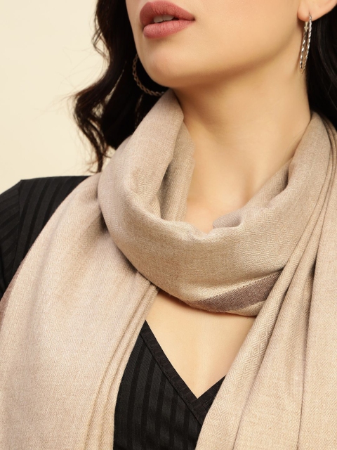 WEAVERS VILLA Women Striped Printed Shawl - Image 2