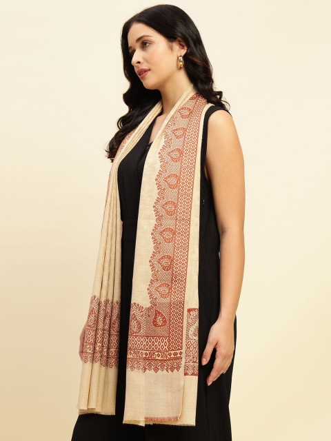 WEAVERS VILLA Women Woven Design Shawl - Image 7