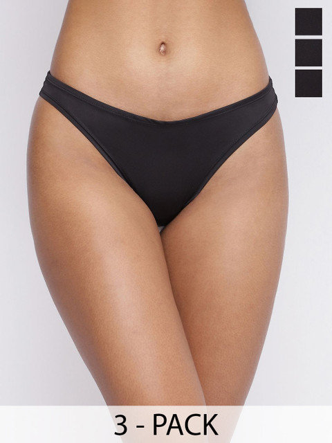 La Intimo Women Pack Of 3 Low Rise Semiseamless BriefsLIPSS010C222