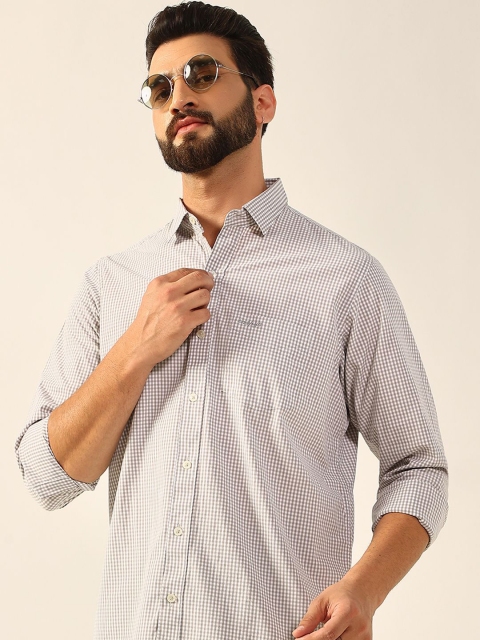 ENSPYR Men Opaque Checked Casual Shirt