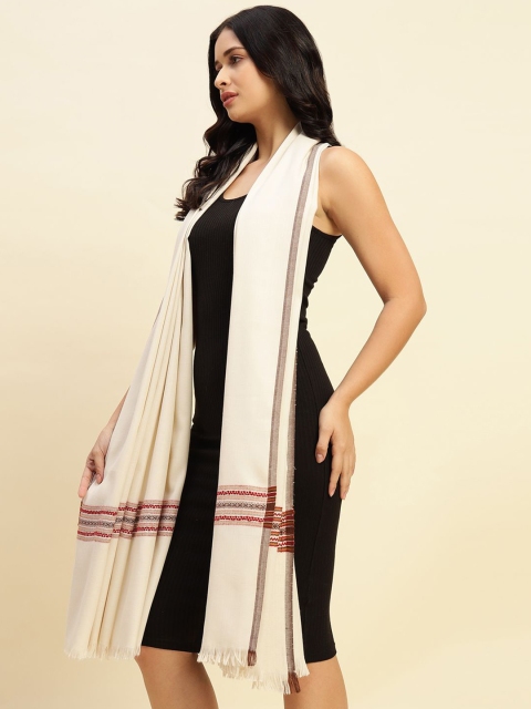 WEAVERS VILLA Women Woven Design Shawl - Image 7