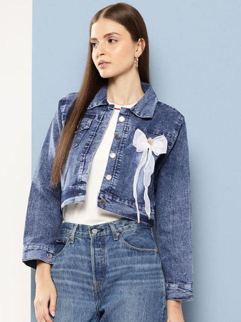 The Roadster Lifestyle Co Self-Design Denim Jacket