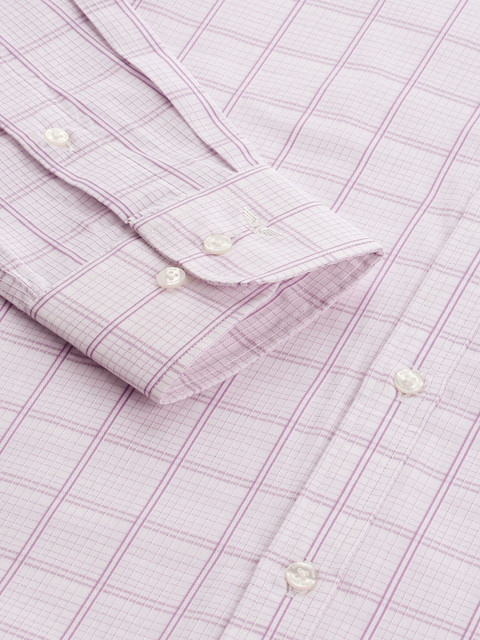 Park Avenue Men Pure Cotton Slim Fit Checked Formal Shirt - Image 3