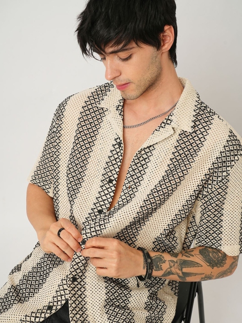 VASTRADO Men Classic Opaque Casual Shirt