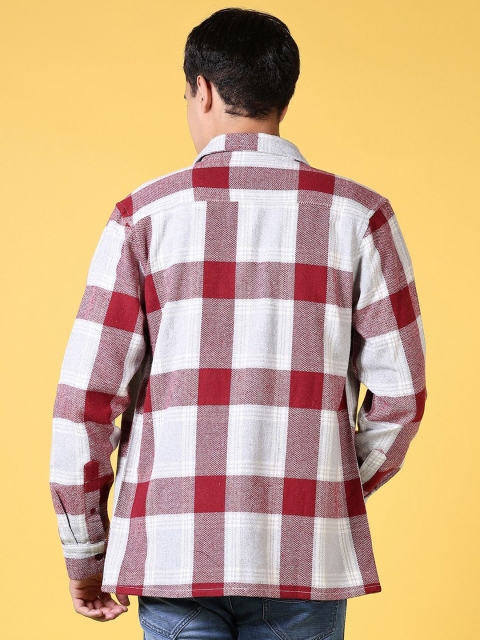 V-Mart Men Opaque Checked Casual Shirt - Image 5
