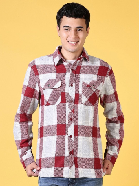 V-Mart Men Opaque Checked Casual Shirt - Image 2