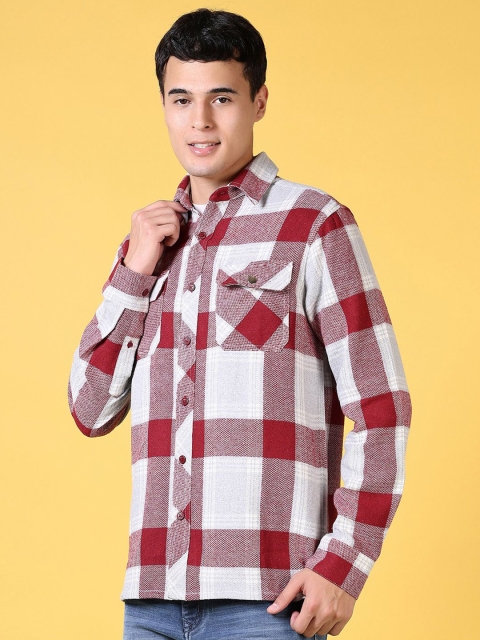 V-Mart Men Opaque Checked Casual Shirt - Image 4