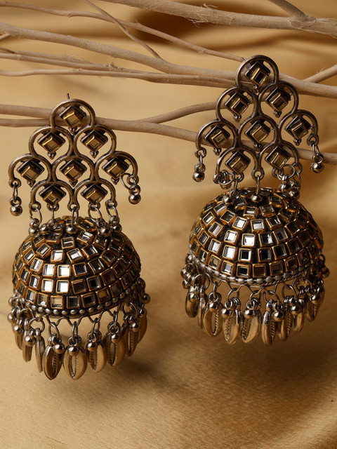 VENI Contemporary Jhumkas Earrings