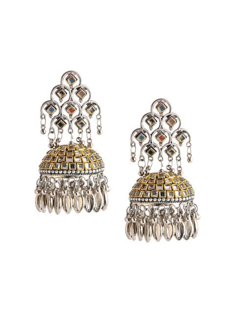 VENI Contemporary Jhumkas Earrings - Image 2