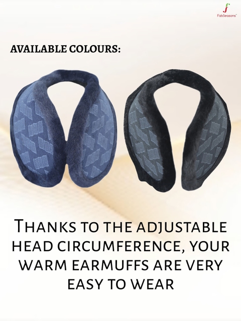 FabSeasons Men Set Of 2 Printed Ear Muffs - Image 6