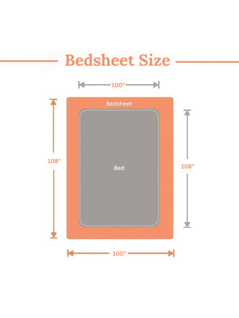 HOME HEAVENS Pink 3 Piece Ethnic Motifs Cotton Double King Superfine Bedding Set - Image 4