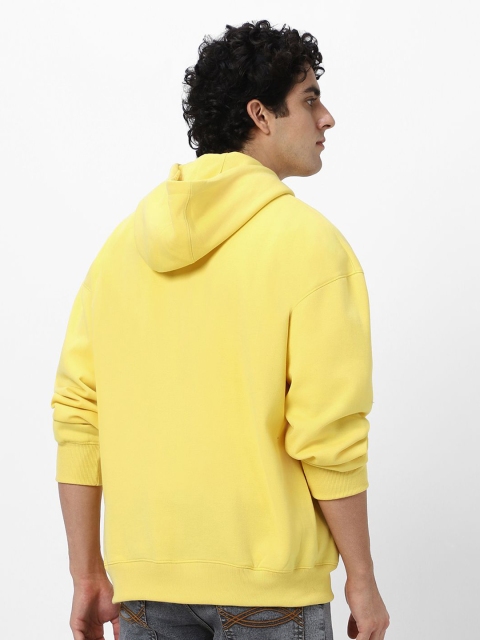 Urbano Fashion Men's Cotton Solid Oversized Hooded Neck Sweatshirt - Image 4