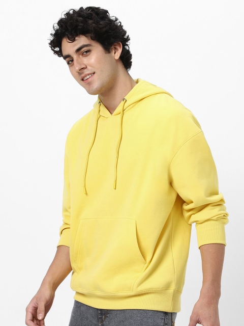 Urbano Fashion Men's Cotton Solid Oversized Hooded Neck Sweatshirt - Image 3