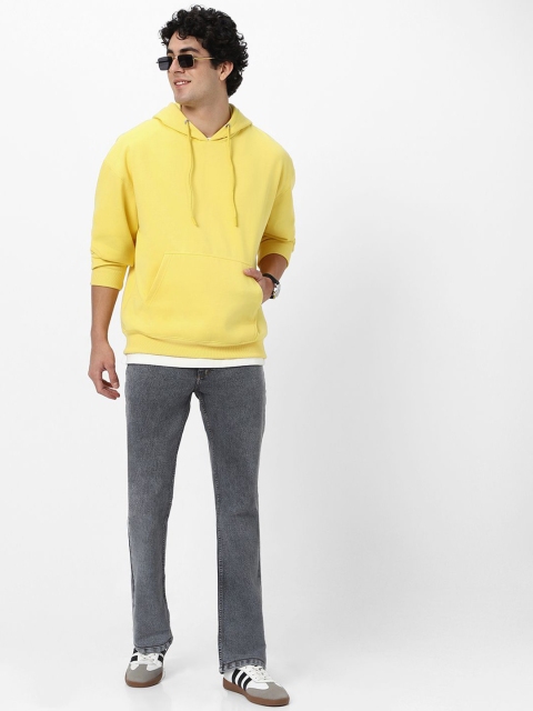 Urbano Fashion Men's Cotton Solid Oversized Hooded Neck Sweatshirt - Image 5