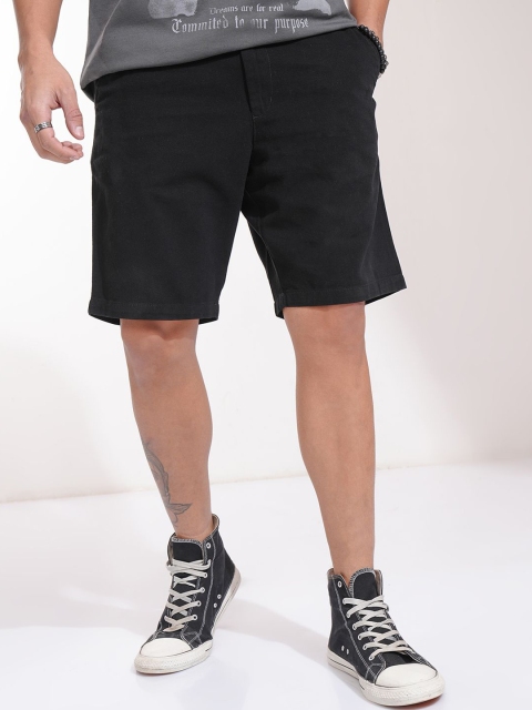 HIGHLANDER Men Solid Cotton Shorts