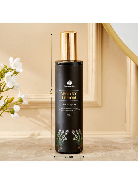 Home Centre Enchanted Woody Lemon Black Room Spray - 100ml - Image 3