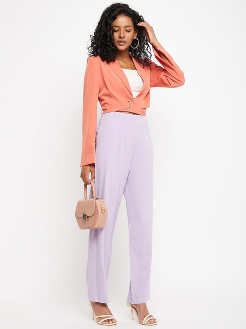 Madame Slim-Fit Notched Lapel Collar Blazer - Image 6