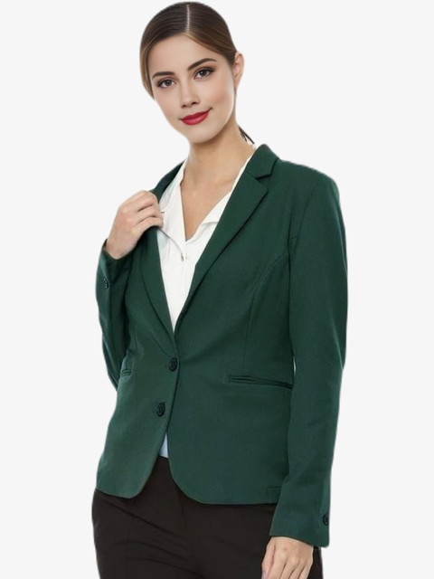BAESD Notched Lapel Single Breasted Blazer