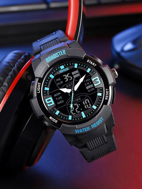 The Roadster Lifestyle Co Men Water Resistant Multi Function Watch -RDSTR-1912-BLUE