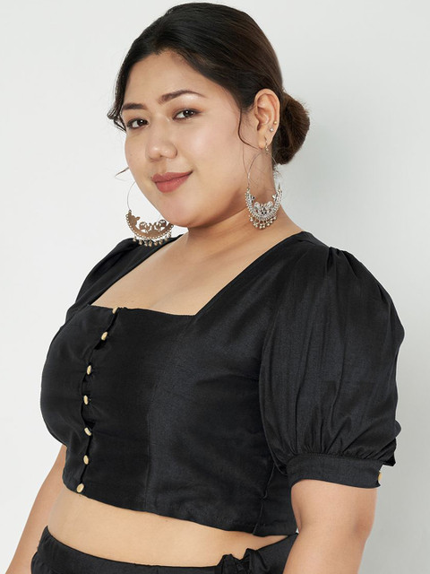 studio rasa Plus Size Button Down Blouse - Image 3