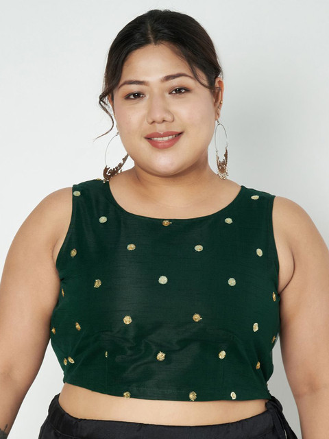 studio rasa Plus Size Embroidered Blouse