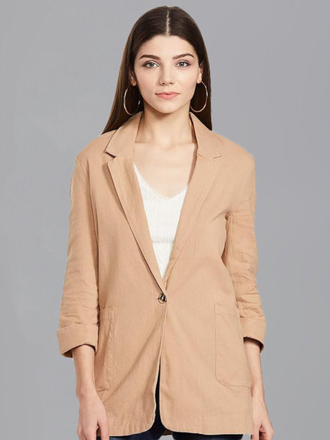 Dream of Glory Inc Notched Lapel Comfort Fit Lightweight Single Breasted Blazer