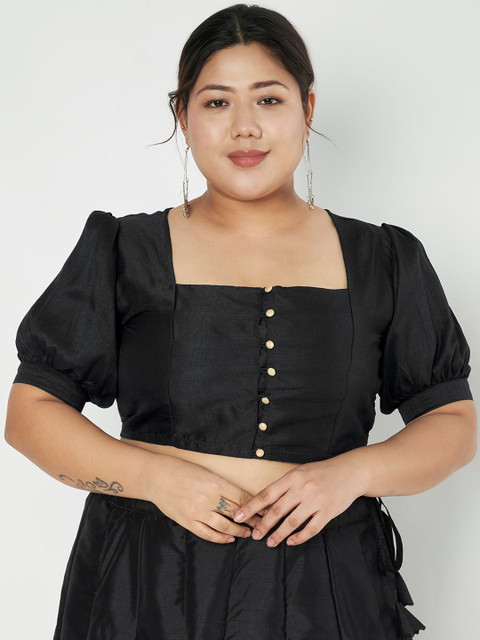 studio rasa Plus Size Button Down Blouse