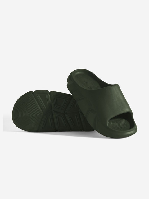The Souled Store Men Self Design Rubber Sliders - Image 6
