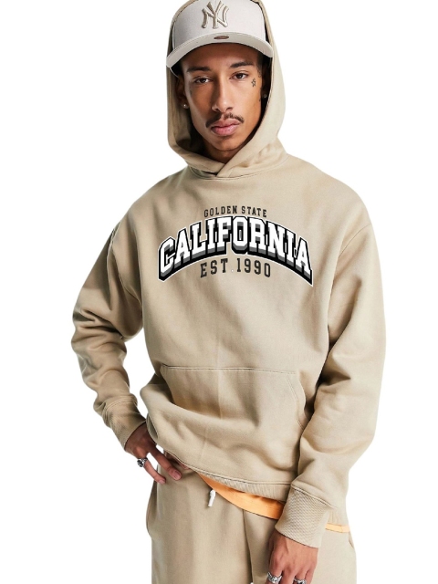 Be Savage Men Printed Hooded Sweatshirt