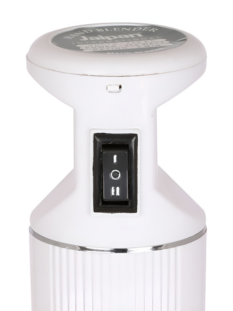 Jaipan White Stainless Steel Portable Hand Blender 200W - Image 5
