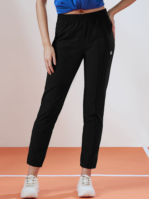 Technosport Women Slim-Fit Mid-Rise Rapid-Dry Joggers