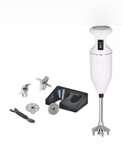 Jaipan White Stainless Steel Portable Hand Blender 200W - Image 4