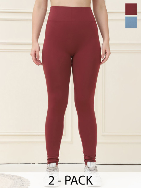 GRACIT Women Pack Of 2 High Waisted Tights