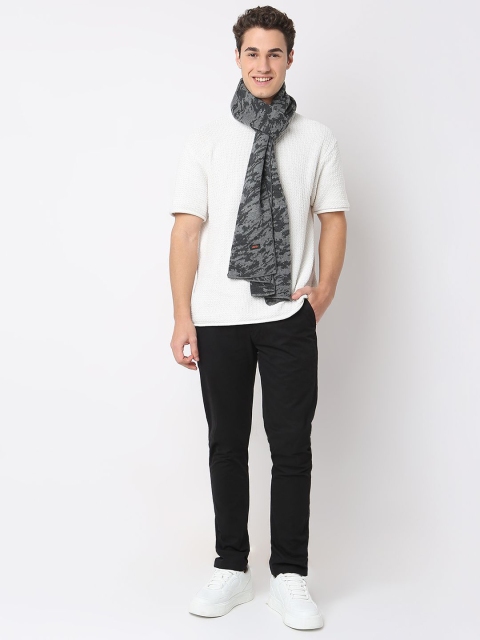 SPYKAR Men Acrylic Patterned Mufflers - Image 4