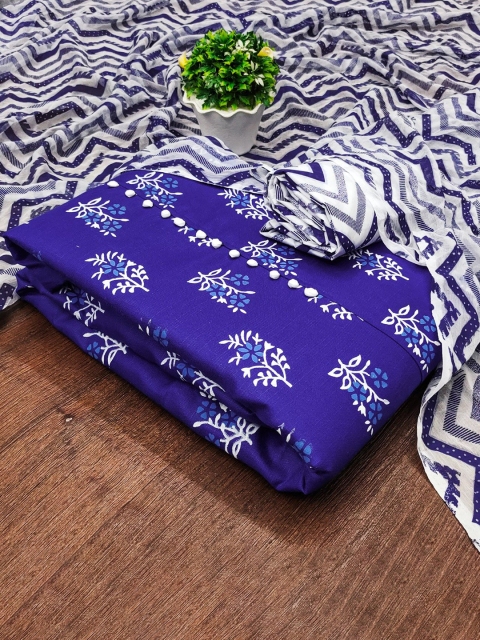KALINI Ethnic Motifs Printed Unstitched Dress Material