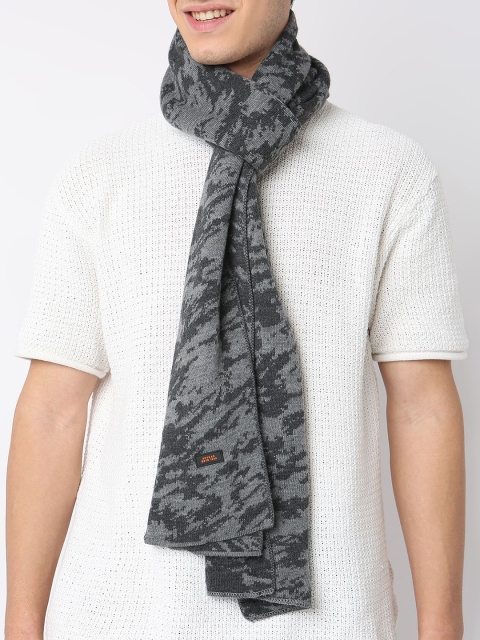 SPYKAR Men Acrylic Patterned Mufflers - Image 2