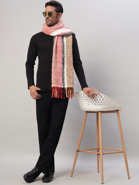 HANDICRAFT PALACE Men Striped Acrylic Mufflers - Image 7