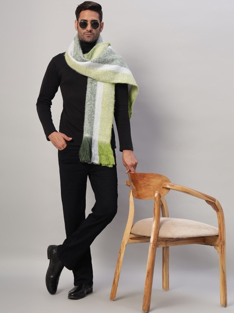 HANDICRAFT PALACE Men Striped Acrylic Winter Mufflers - Image 7