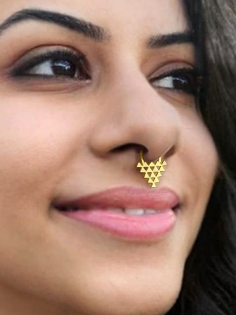 Goldnera Saraswati Design Septum Nosepin