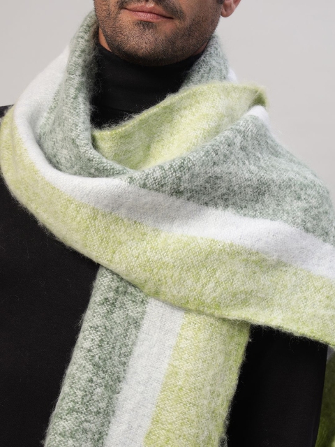 HANDICRAFT PALACE Men Striped Acrylic Winter Mufflers - Image 2