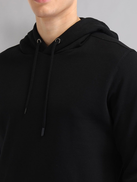 AD By Arvind Men Long Sleeves Hooded Pullover Sweatshirt - Image 2