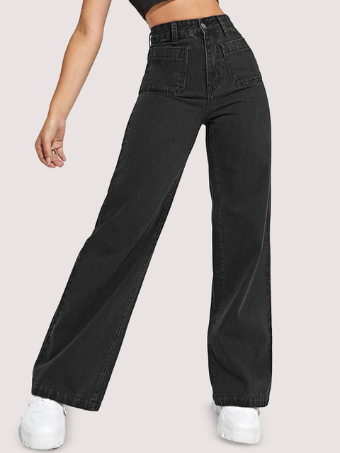 Stylecast X Kotty Women Straight Fit High-Rise Stretchable Jeans