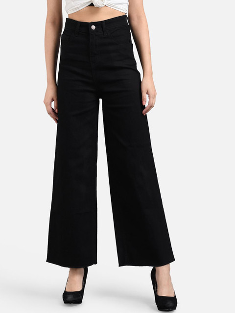 Stylecast X Kotty Women Flared High-Rise Stretchable Jeans