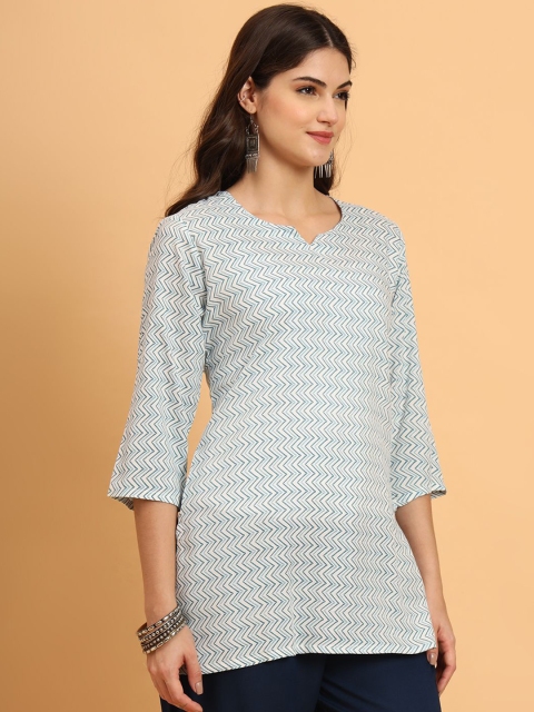 AAYUMI Women Striped Cotton Top - Image 3