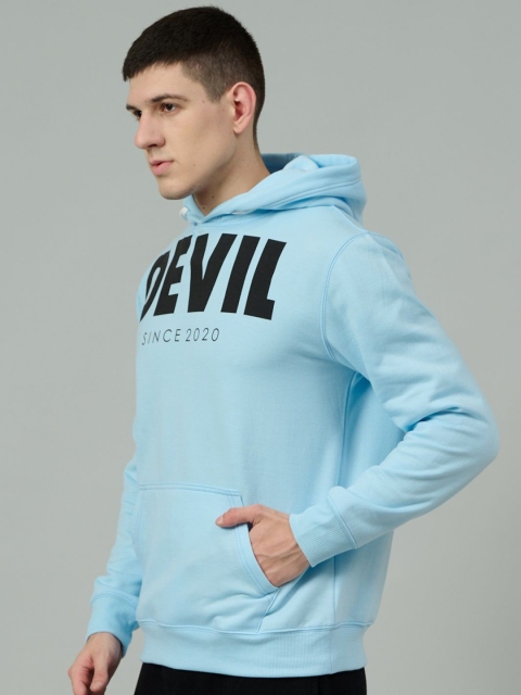 GO DEVIL Men Printed Hooded Sweatshirt - Image 4