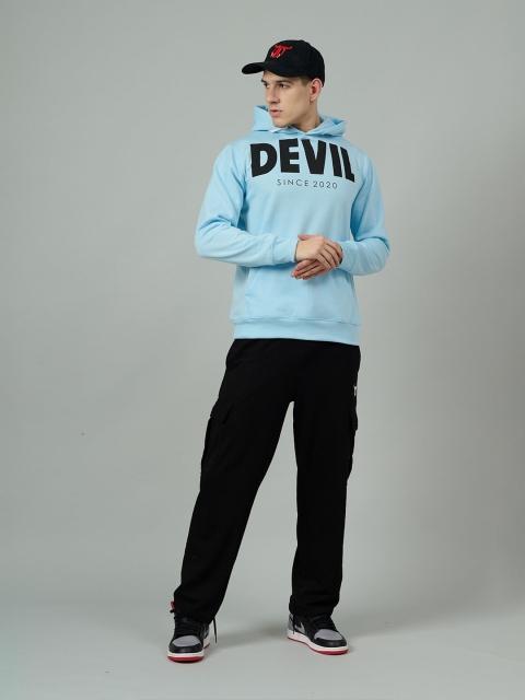 GO DEVIL Men Printed Hooded Sweatshirt - Image 6