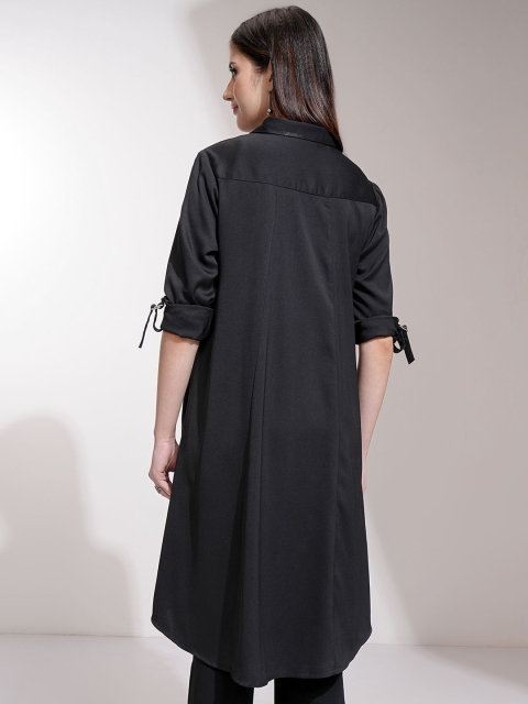 ESPYR By Tokyo Talkies Button-Down Longline Shrug - Image 5